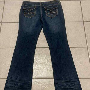 TWENTYONE BLACK BY RUE 21 DARK WASH SIZE 13/14R‎